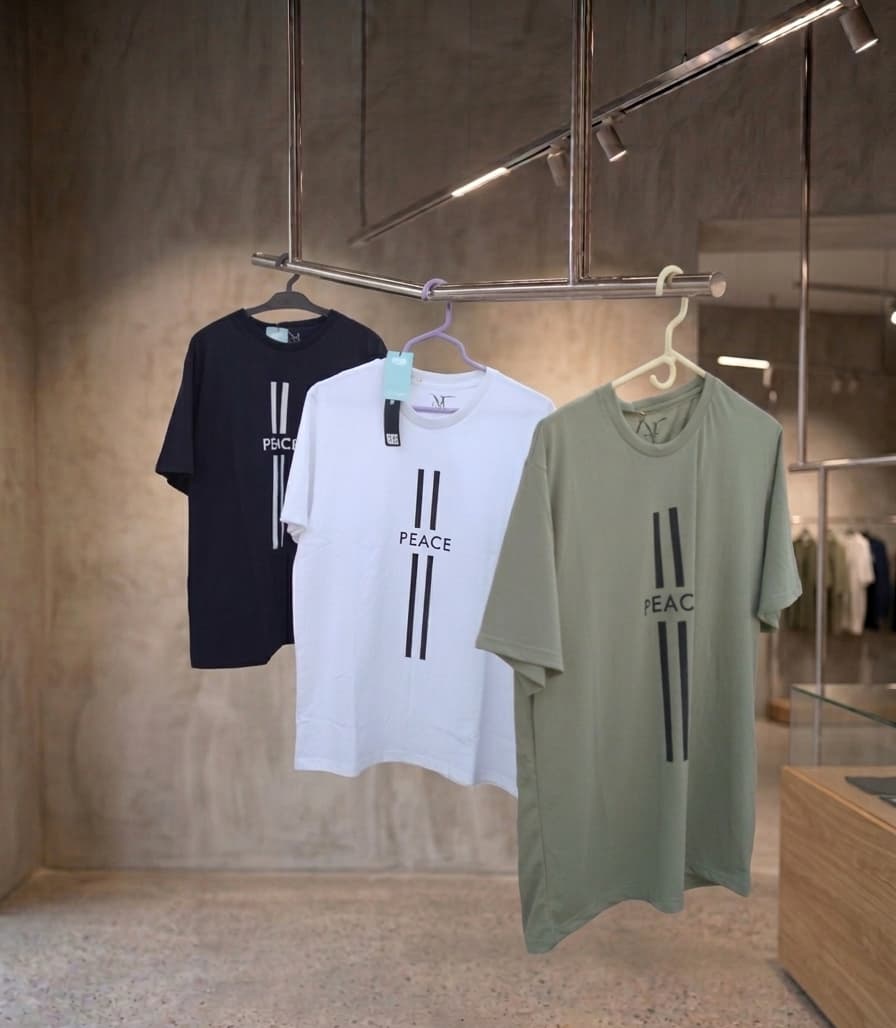 Trendy Streetwear Tee With Peace